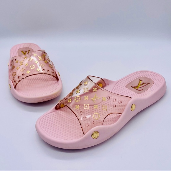 lv slides pink